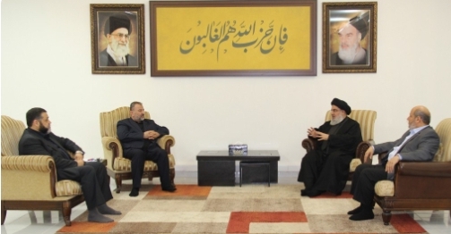 السيد نصرالله يستعرض مع وفد من قيادة حماس آخر التطورات في فلسطين ولبنان والمنطقة