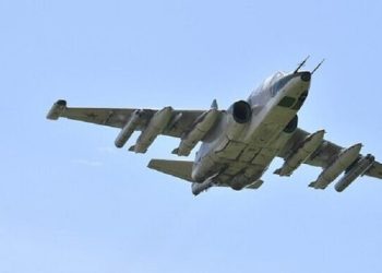 الدفاع الروسية تنشر لقطات لعمل الطائرة (سو 25)