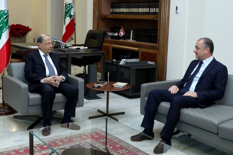 الرئيس عون كلف بو صعب ترؤس الوفد اللبناني الى سوريا لمناقشة الترسيم البحري بين البلدين